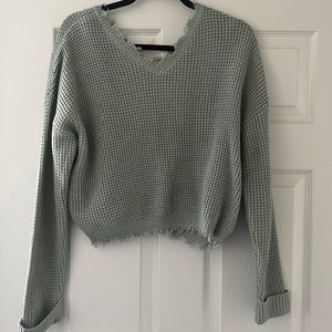 V-neck sweater